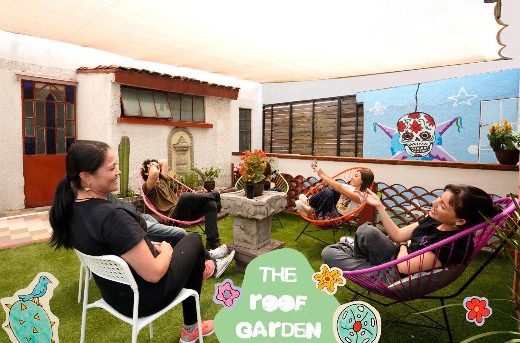 Hostal Fungi Casa Rosa Meksika Dış mekan fotoğraf